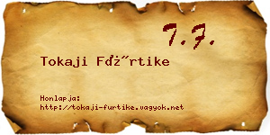 Tokaji Fürtike névjegykártya